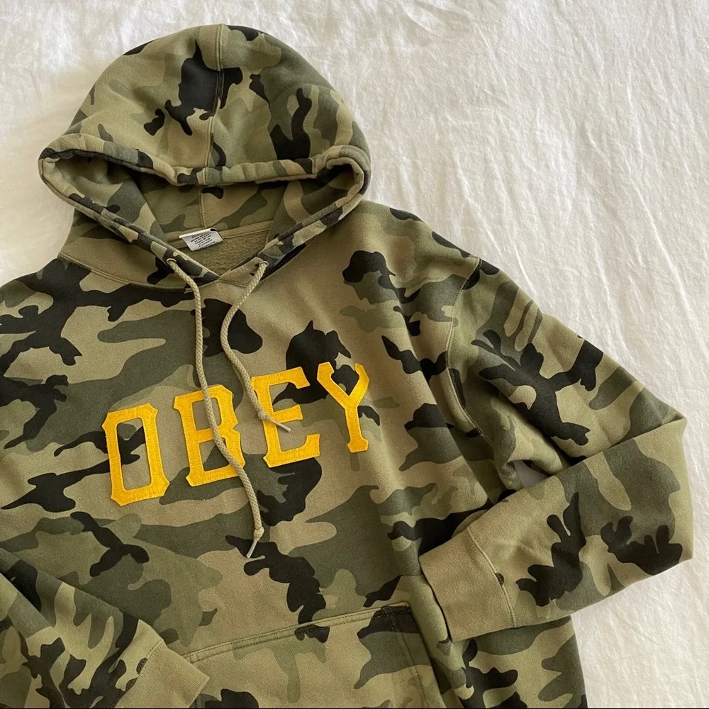 Obey Camouflage Hoodie - Picture 2 of 4